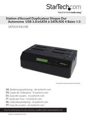 StarTech SATDOCK4U3RE Guide De L'utilisateur