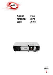 Epson EB-S400 Guide De L'utilisateur