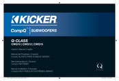Kicker CompQ CWQ10 Manuel D'utilisation