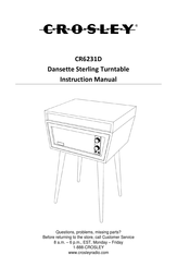 Crosley CR6231D Manuel D'instructions