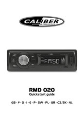 Caliber RMD 020 Guide De Démarrage Rapide