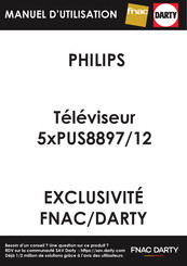 Philips 55PUS8897/12 Mode D'emploi