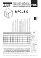 Ruck Ventilatoren MPC 710 D6 T30 Serie Mode D'emploi