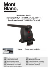 Mont Blanc Roof Bars Flex 3 Instructions De Montage