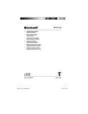 EINHELL BT-CD 12/2 Mode D'emploi D'origine