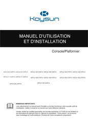 Kaysun KPCA-125 DVR14 Manuel D'utilisation Et D'installation
