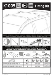 Yakima K1009 Instructions De Montage