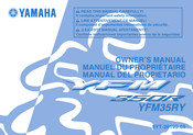 Yamaha YFM 350R Manuel Du Propriétaire