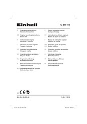 EINHELL 45.205.92 Instructions D'origine