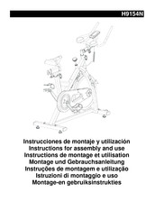 BH FITNESS H9154N Instructions De Montage Et Utilisation