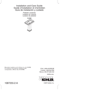 Kohler K-2258 Guide D'installation Et D'entretien