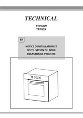 Technical TFP65W Notice D'installation Et D'utilisation