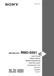 Sony RMO-S551 Mode D'emploi