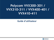 Escaux Polycom VVX310-311 Guide D'utilisateur