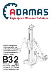 ADAMAS 793000X Instructions D'utilisation