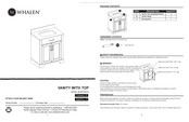 Whalen LWF30AVG Instructions De Montage