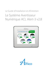 Amico ACL Alert-3 Guide D'installation Et D'entretien