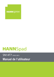 HANNspree SN14T7 Manuel De L'utilisateur