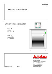 Julabo F95-SL Mode D'emploi