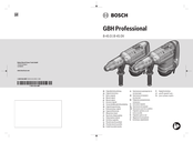 Bosch GBH 8-45 DV Professional Notice Originale