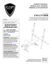 Cap Strength FM-CS7105B Manuel D'utilisateur