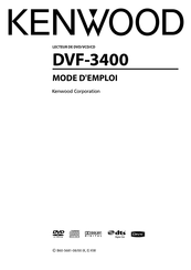 Kenwood DVF-3400 Mode D'emploi