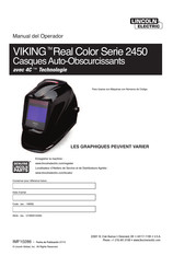 Lincoln Electric VIKING Real Color 2450 Serie Manuel De L'opérateur