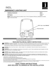 INDURA INDL SP640L UVOLT LTP SDRT Mode D'emploi