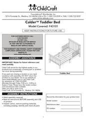 ChildCraft Calder F43101 Instructions De Montage
