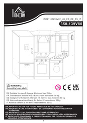 HOMCOM 350-139V80 Instructions De Montage