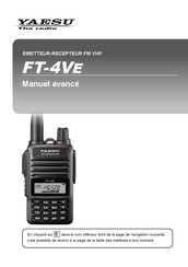 Yaesu FT-4VE Manuel Avance