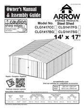 Arrow Storage Products CLG1417SG Manuel De L'utilisateur Et Guide D'assemblage