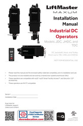 LiftMaster MAXUM TDC12X4N4XMC Manuel D'installation