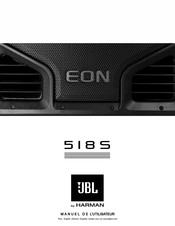 Harman JBL EON 518S Manuel De L'utilisateur