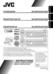 JVC KD-AR370 Manuel D'instructions