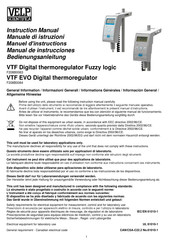 Velp Scientifica VTF Manuel D'instructions