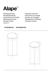 Alape WT.RX400.CR Instructions De Montage