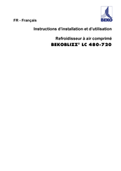 Beko BLIZZ LC 480-R Instructions D'installation Et D'utilisation