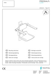 Pressalit Care R7034 Notice De Montage