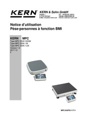 KERN MPC Série Notice D'utilisation