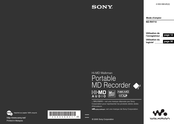 Sony WALKMAN MZ-RH710 Mode D'emploi