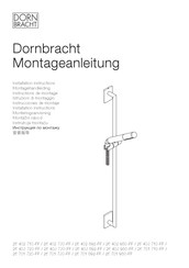 Dornbracht 701 710-FF Instructions De Montage