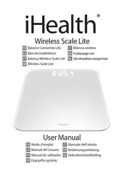 iHealth Wireless Scale Lite Mode D'emploi