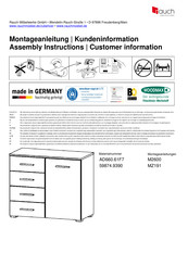 Rauch M2600 Instructions De Montage