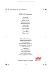 AEG HM 310 Mode D'emploi