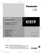 Panasonic VIERA TC-L32X30 Mode D'emploi