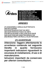 ARDES AR6S03 Instructions D'emploi