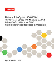 Lenovo ThinkSystem SD650-I V3 Neptune DWC 7D7L Guide De Référence