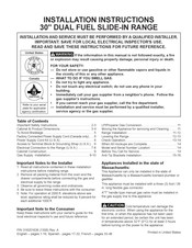 Electrolux EW30DS8CRSA Instructions D'installation