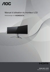 AOC AG493UCX Manuel D'utilisation